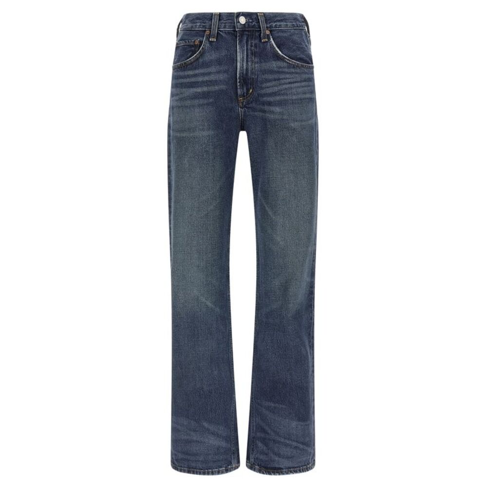 Agolde Blue Cotton Bootcut Women's Jeans